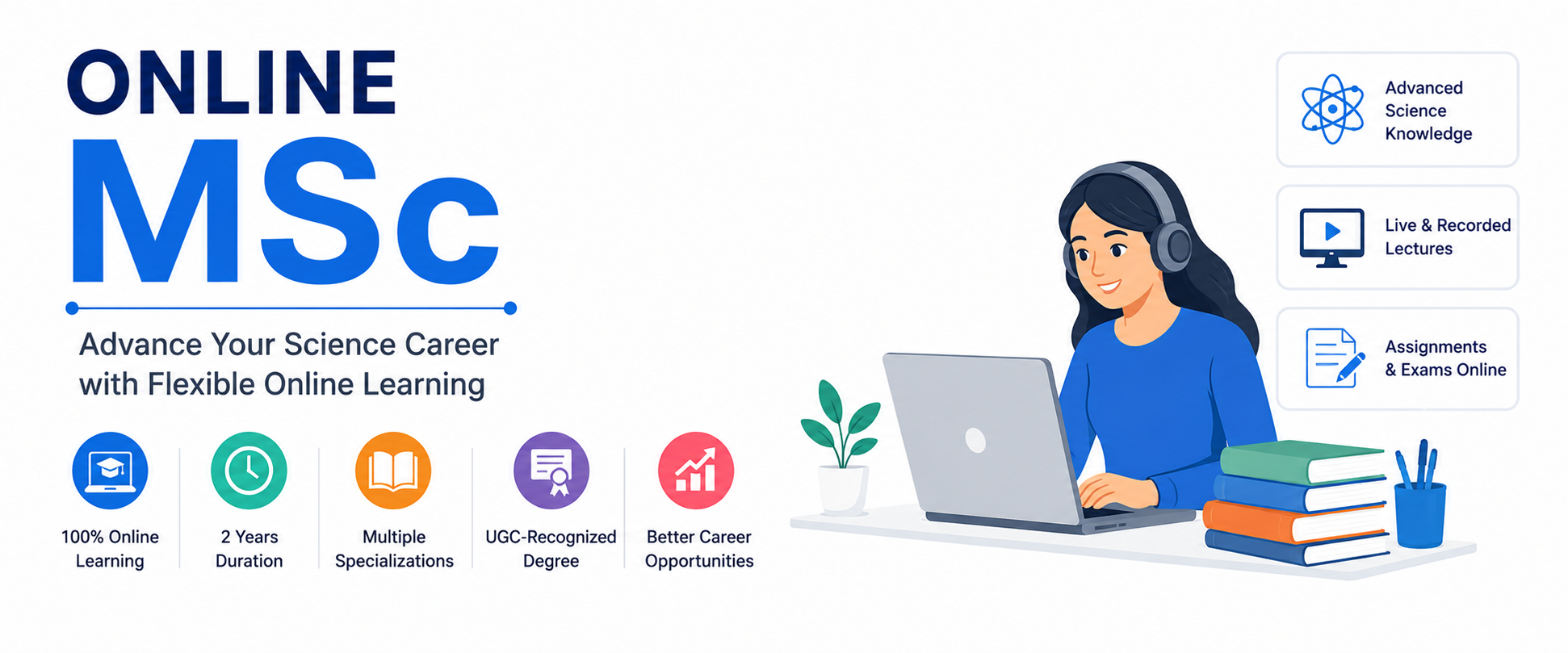 Online MSc: Complete Guide to Admission, Eligibility, Specializations, Benefits & Career Opportunities