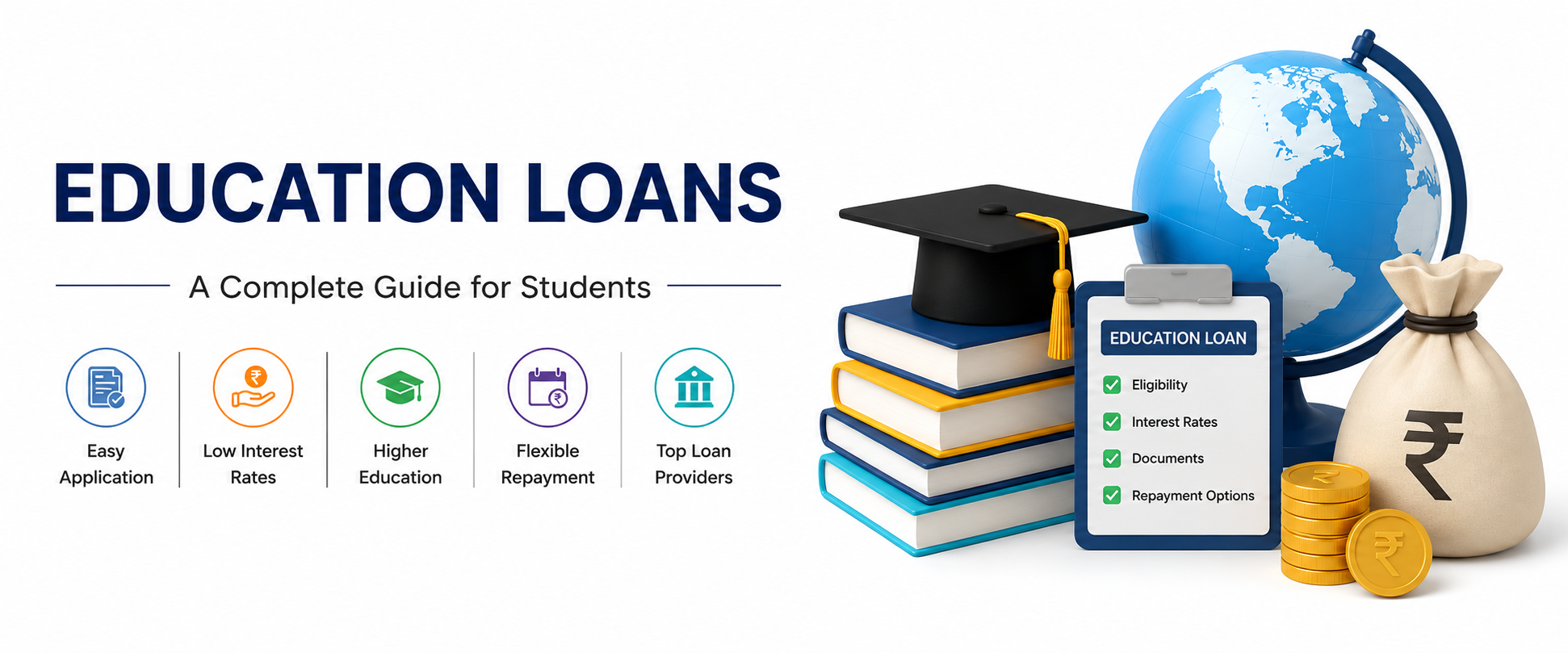 Education Loans in India and Abroad : A Complete Guide for Students