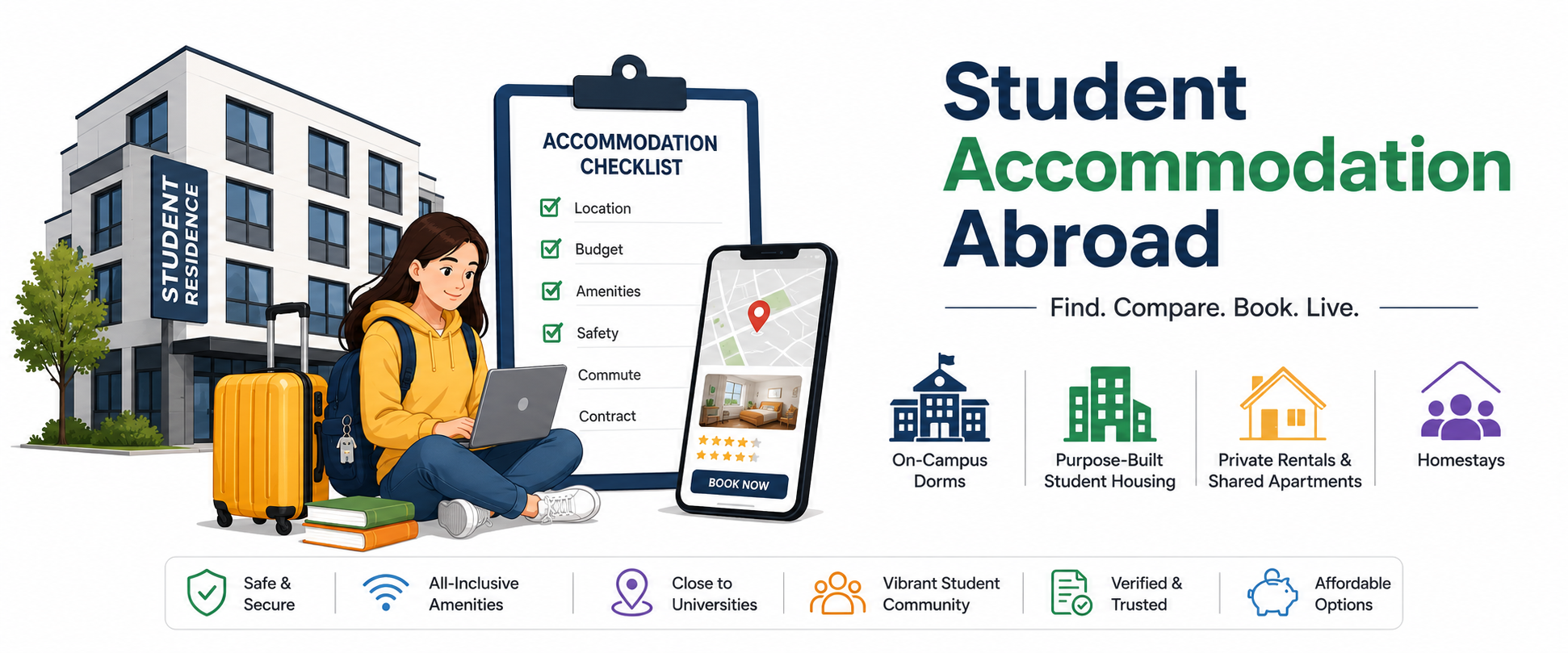 Student Accommodation Abroad: A Complete Guide for International Students