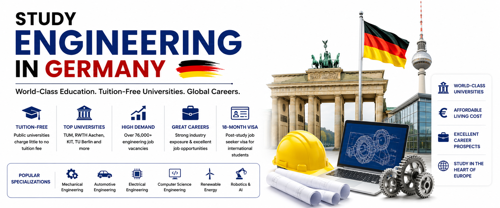 Study Bachelor's and Master's in Engineering in Germany: Universities, Fees, Eligibility, Careers & Scholarships