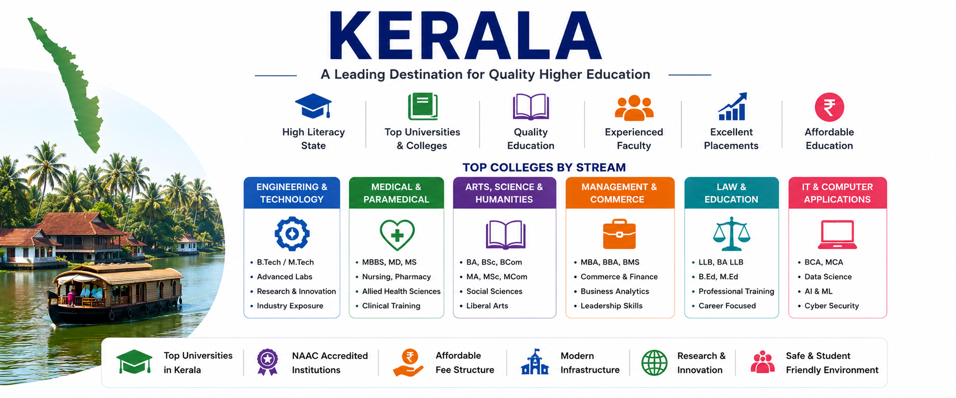 Colleges in Kerala: A Complete Guide to Higher Education
