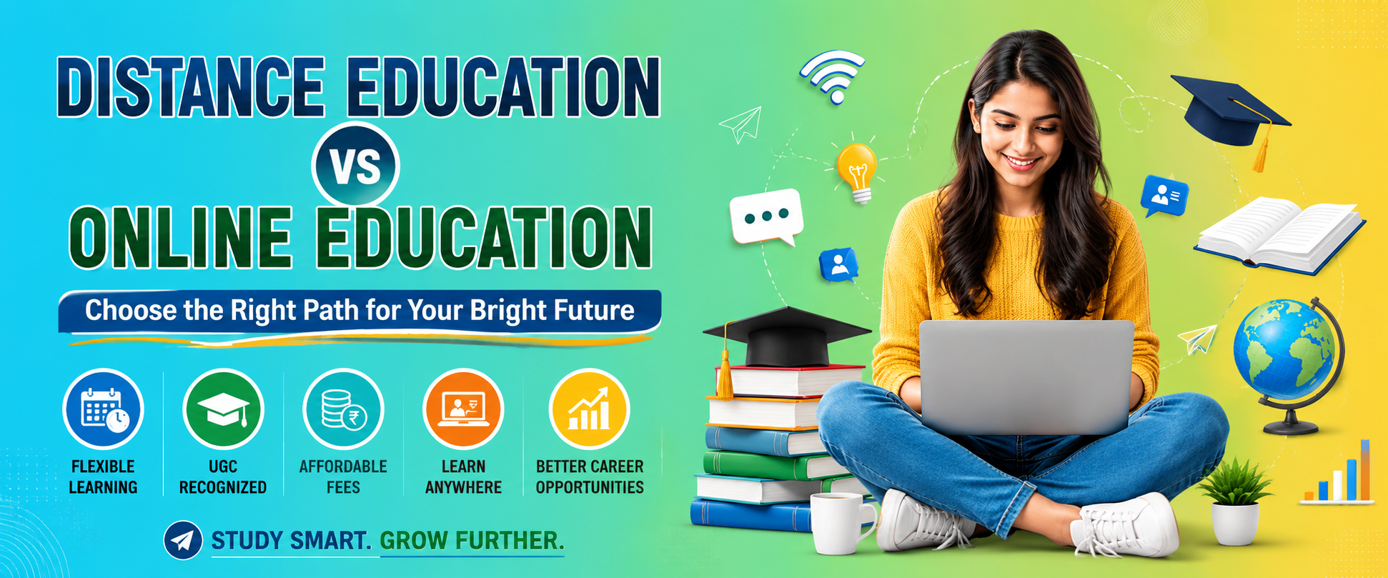 Distance Education vs Online Education in India 2026: Complete Comparison Guide for Students and Working Professionals