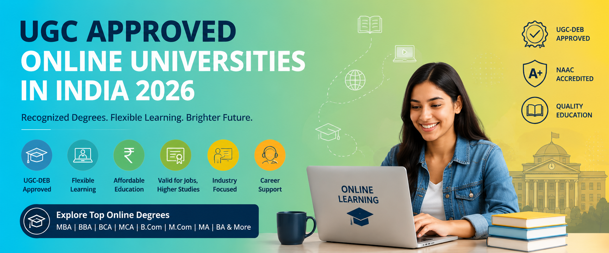 UGC Approved Online Universities in India 2026: Complete Guide to Recognized Degrees, Top Universities and Admissions