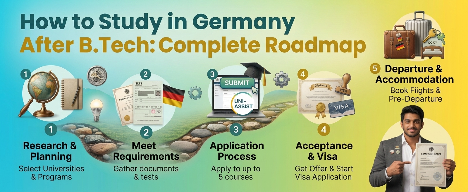 How to Study in Germany After B.Tech: Complete Roadmap