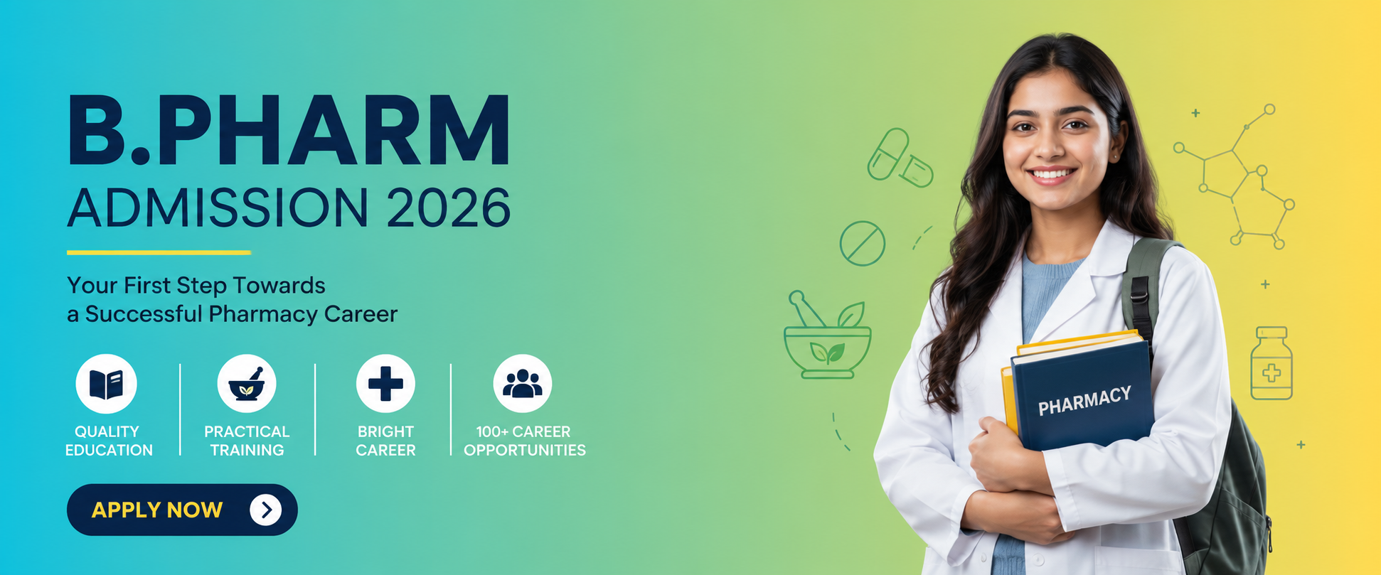 B Pharm Admission 2026 : Eligibility, Fees, Admission Process & Career Opportunities