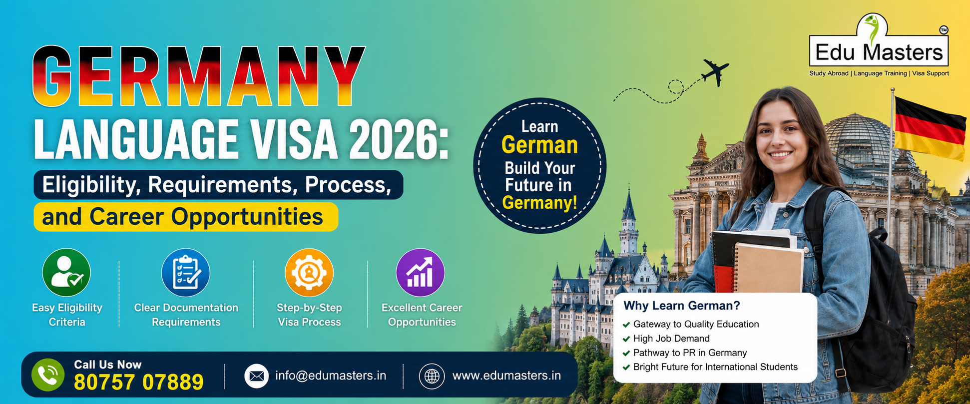 Germany Language Visa 2026: Eligibility, Requirements, Process, and Career Opportunities