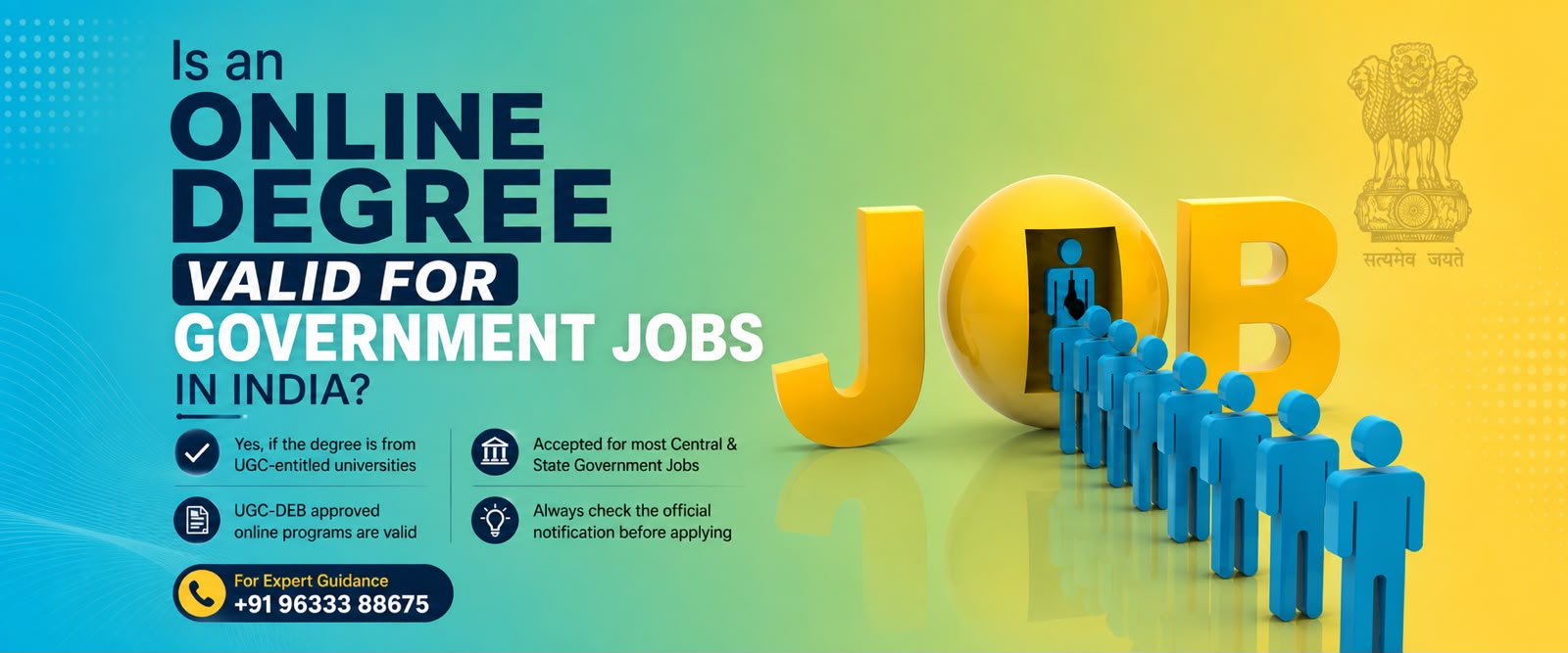Is an Online Degree Valid for Government Jobs in India?
